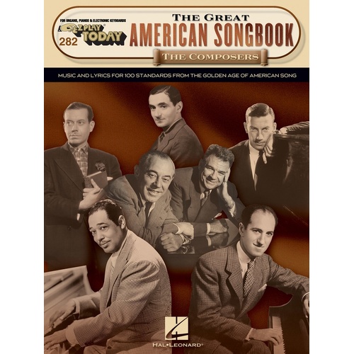 EZ Play 282 Great American Songbook Composers (Softcover Book)
