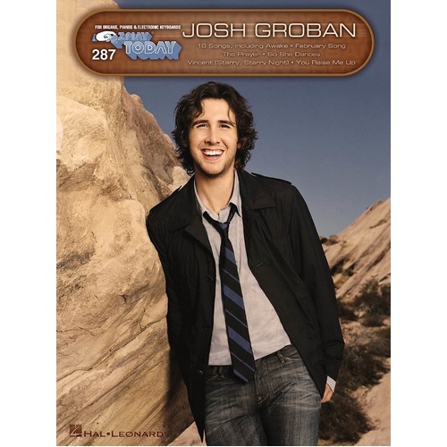Josh Groban EZ Play 287 - 18 Songs for Keyboard, E-Z Play Format, 88 Pages, Hal Leonard Series