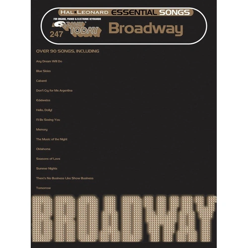 EZ Play 247 Essential Songs Broadway Keyboard Sheet Music 136 Pages
