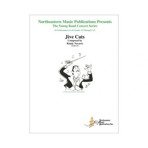Jive Cats Concert Band Sheet Music by Randy Navarro, Grade 0.5, Clearance
