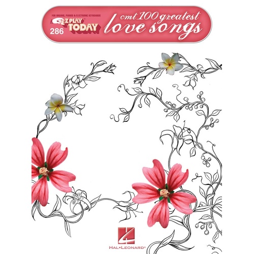 EZ Play 286 Cmts 100 Greatest Love Songs (Softcover Book)