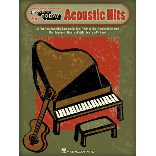 EZ Play 268 Acoustic Hits (Softcover Book)