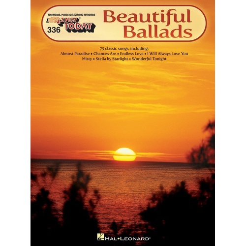 EZ Play 336 Beautiful Ballads (Softcover Book)