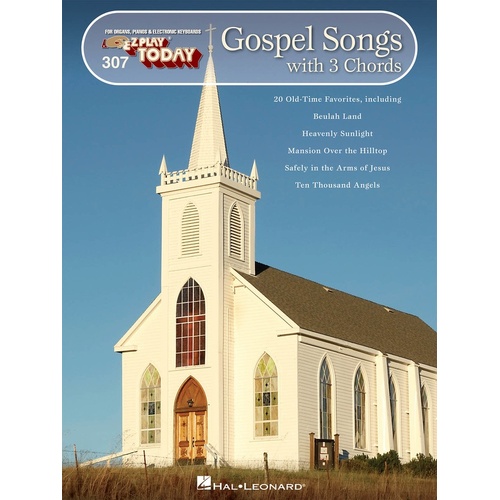 EZ Play 307 Gospel Songs With 3 Chords (Softcover Book)