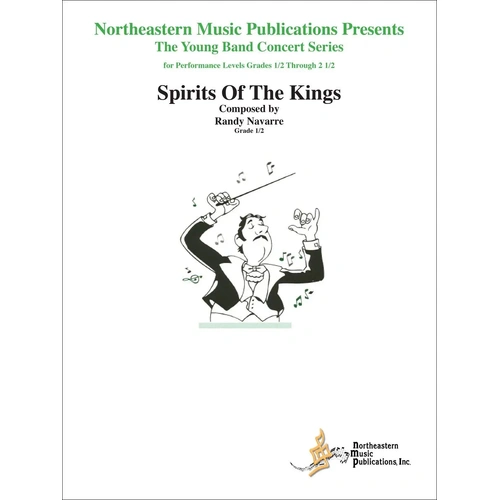 Spirits of the Kings Concert Band Sheet Music Grade 0.5 by Navarre Randy