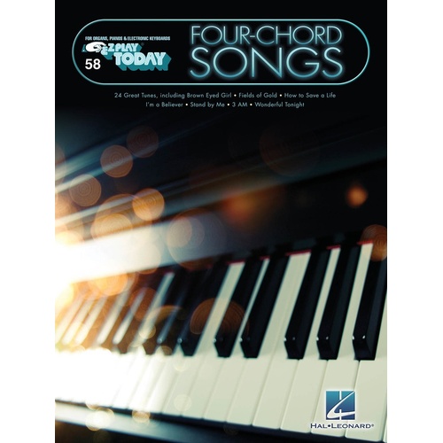 EZ Play 58 Four Chord Songs (Softcover Book)