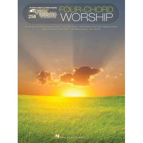 EZ Play 258 Four Chord Worship (Softcover Book)