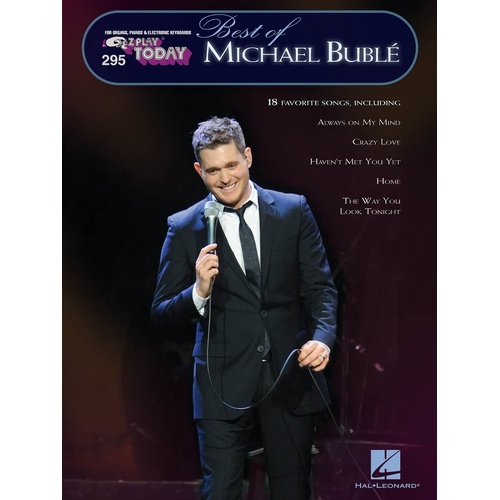 EZ Play 295 Best Of Michael Buble (Softcover Book)