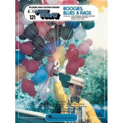 EZ Play 121 Boogies Blues and Rags for Keyboard - 48 Pages, Hal Leonard Series