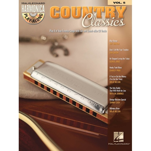 Country Classics Harmonica Play Along V5 Book/CD (Softcover Book/CD)
