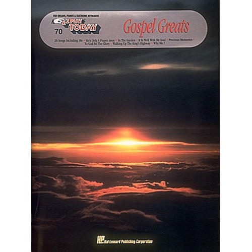 EZ Play 70 Gospel Greats (Softcover Book)