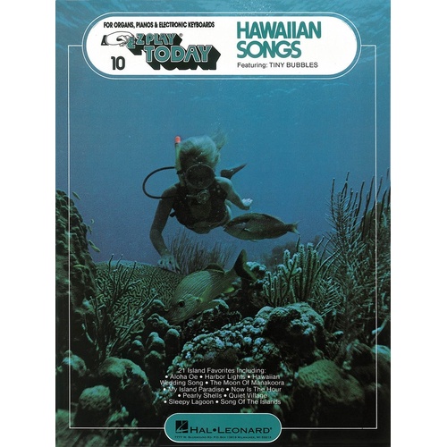 EZ Play 010 Hawaiian Songs (Softcover Book)