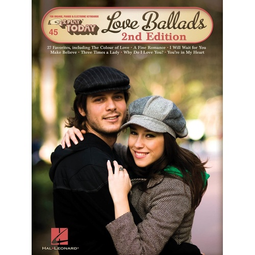 EZ Play 45 Love Ballads 2nd Edition (Softcover Book)