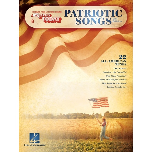 EZ Play 8 Patriotic Songs 2nd Edition (Softcover Book)