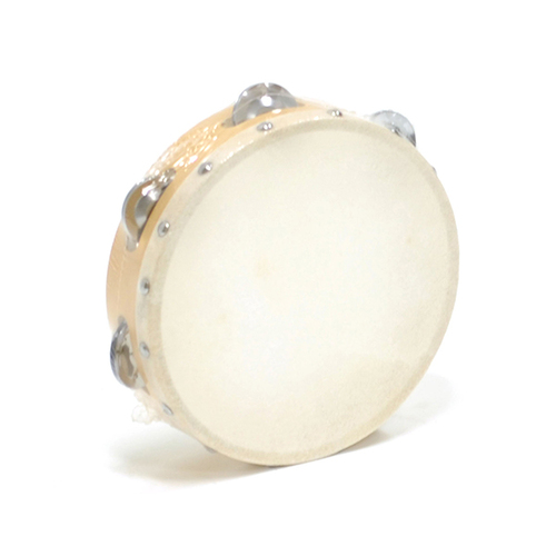 Tambourine-Ply/Skin 8in. / 6 Jingles
