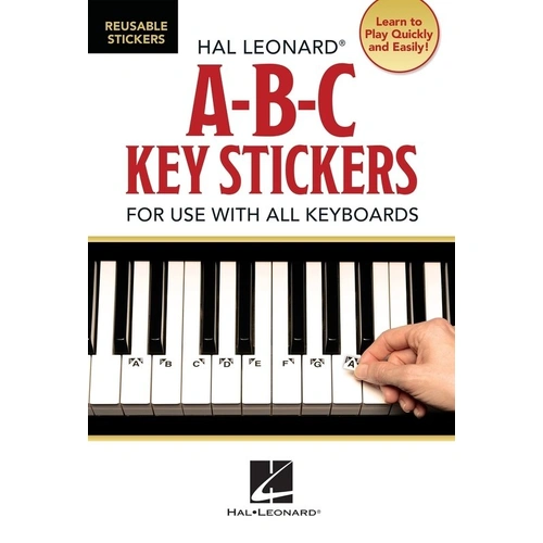 ABC Keyboard Stickers for Piano & Keyboard - 42 Adhesive Stickers