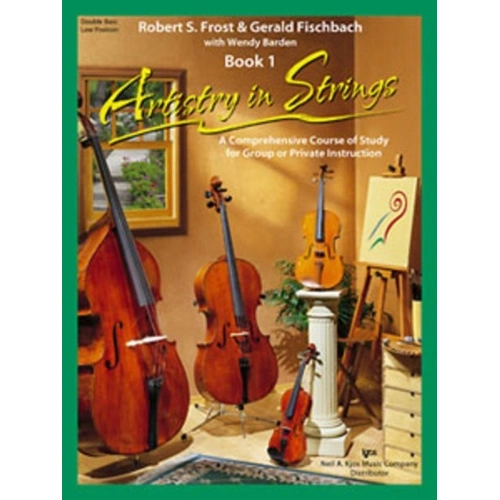 Artistry in Strings Book 1 BK/CD Double Bass Low Position
