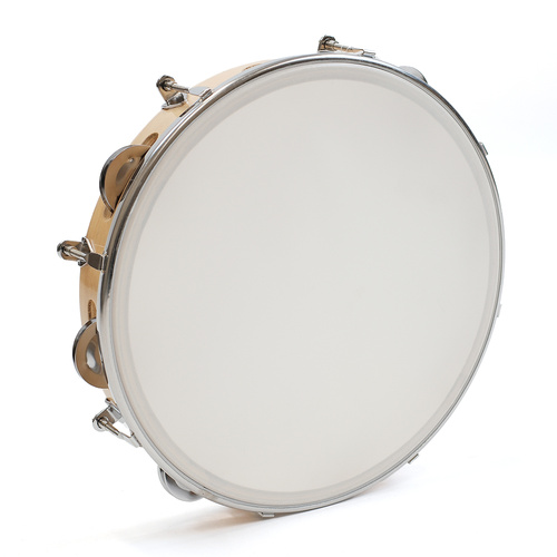 Tunable 10" Plastic Tambourine with 7 Jingles