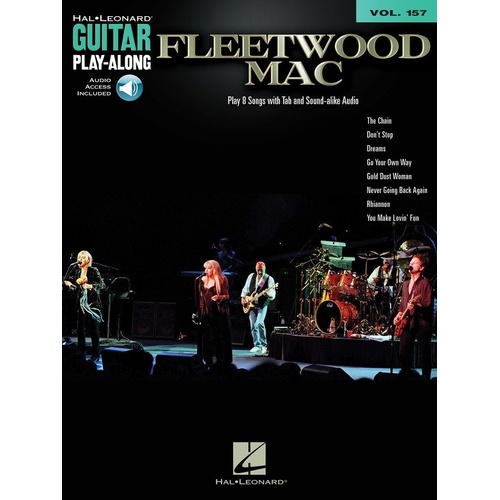 Fleetwood Mac Guitar Play-Along V157 with CD - 8 Songs, TAB, Lyrics & Chords, Hal Leonard
