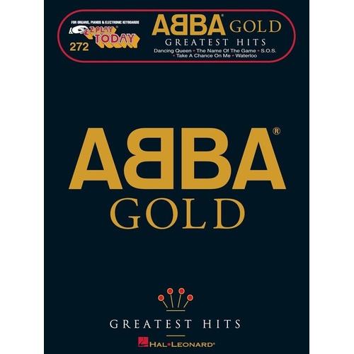 ABBA Gold Greatest Hits E-Z Play 272 for Keyboard