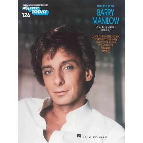 EZ Play 126 Best Of Barry Manilow (Softcover Book)