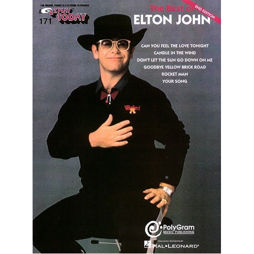 The Best of Elton John EZ Play 171 Keyboard Songbook