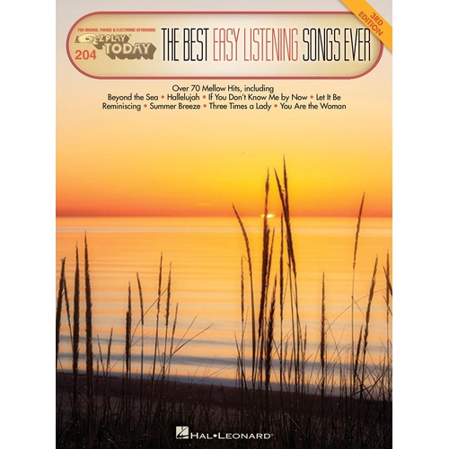 EZ Play 204 Best Easy Listening 3rd Edition (Softcover Book)