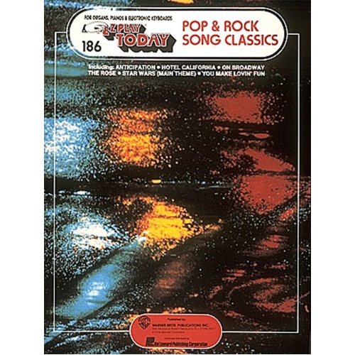 EZ Play 186 Pop And Rock Song Classic (Softcover Book)