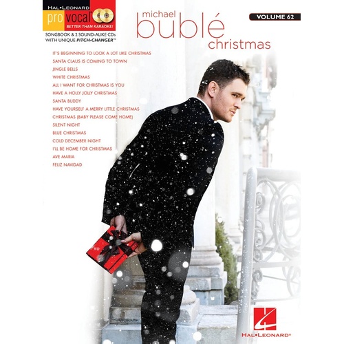 Michael Buble Christmas Pro Vocal Men Book/CD V62 (Softcover Book/CD)