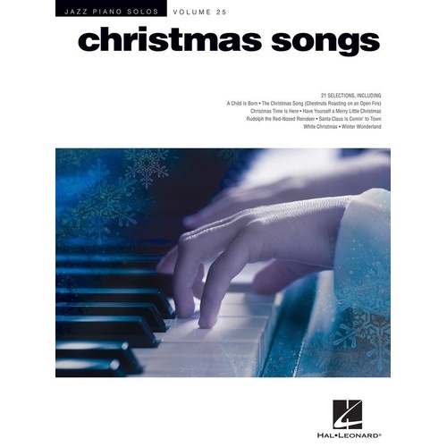 Christmas Songs Jazz Piano Solos V25 JPS - 21 Holiday Classics for Piano