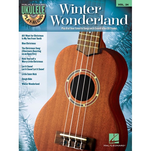 Winter Wonderland Ukulele Play Along Book/CD V24 (Softcover Book/CD)