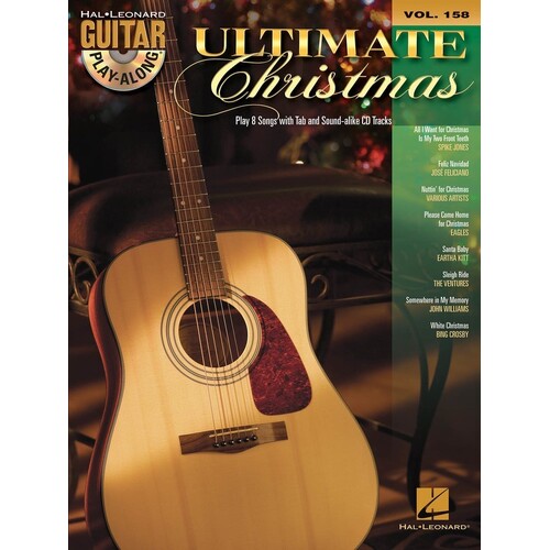 Ultimate Christmas Guitar Play Along Book/CD V158 (Softcover Book/CD)