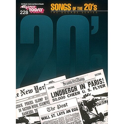 EZ Play 228 Songs Of The 20S (O/P) (Softcover Book)