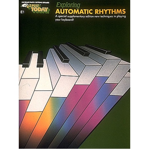 EZ Play E1 Automatic Rhythms (Softcover Book)