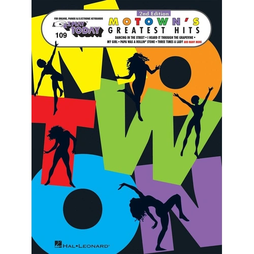 Motowns Greatest Hits EZ Play 109 for Keyboard, 152 Pages, Hal Leonard, E-Z Play Today Series