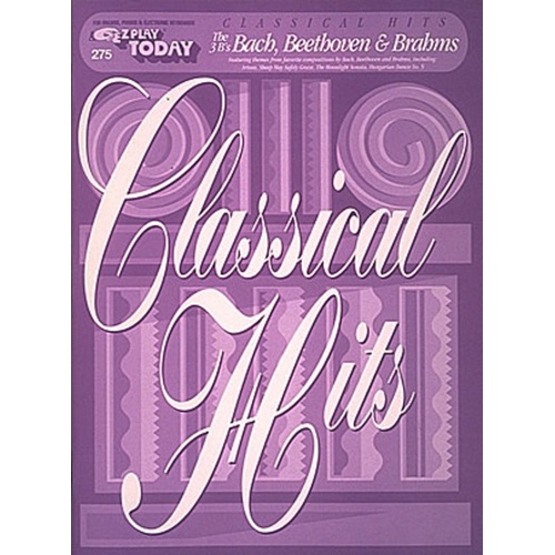 EZ Play 275 Classical Hits The Three Bs (Softcover Book)