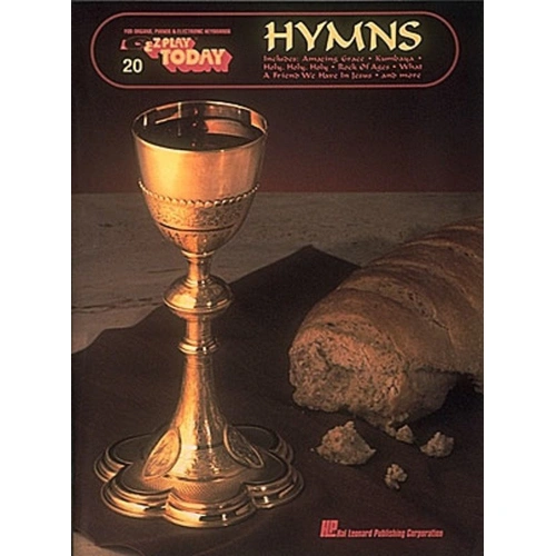 HYMNS EZ PLAY 020 - 28 Hymns for Keyboard, Hal Leonard, E-Z Play Format, 40 Pages, Includes Amazing Grace, Kumbaya, and More