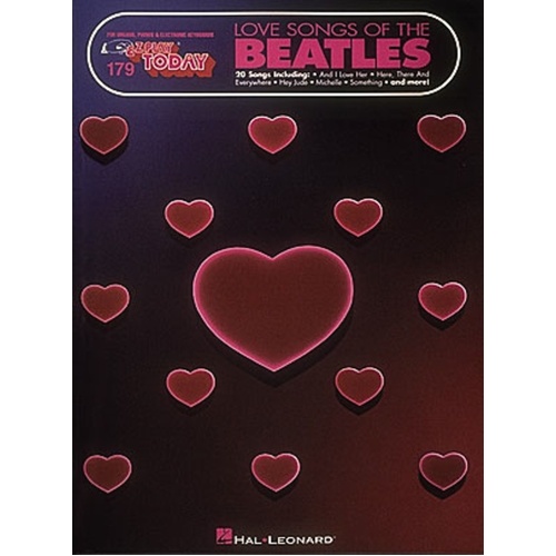EZ Play 179 Love Songs Of The Beatles (Softcover Book)