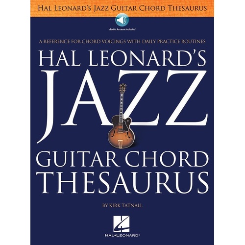 Jazz Guitar Chord Thesaurus by Hal Leonard, 152 Pages, Guitar Solo Format
