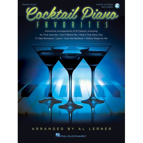 Cocktail Piano Favorites Book with CD