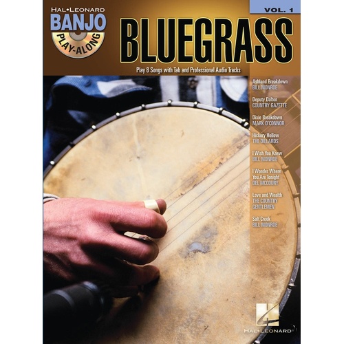 Bluegrass Banjo Play Along Book/CD V1 