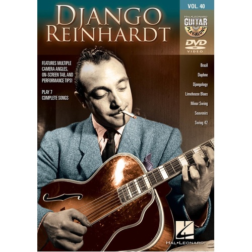 Django Reinhardt Guitar Playalong DVD V40 (DVD Only)