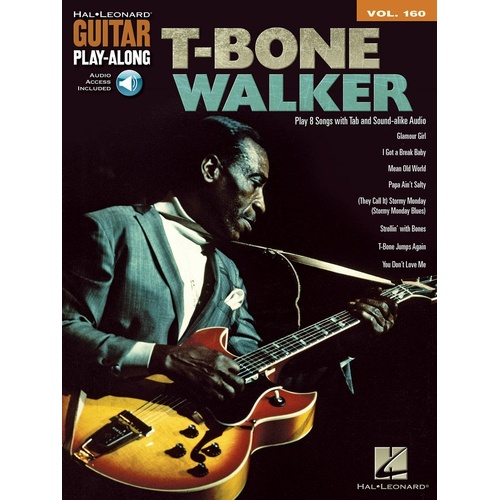 T Bone Walker Guitar Play Along V160 Book/CD (Softcover Book/CD)