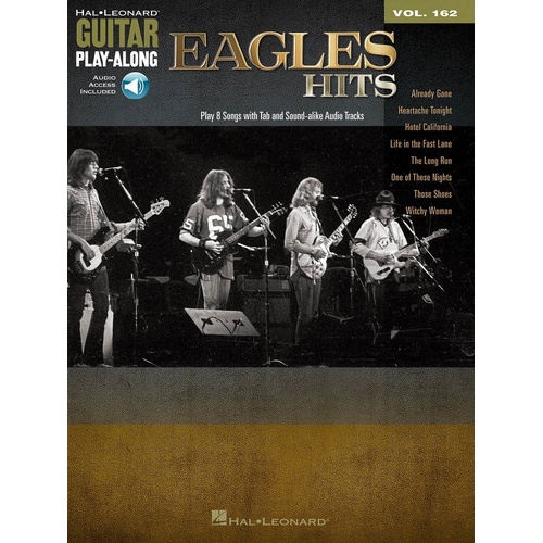 Eagles Hits Guitar Playalong V162 Book/Online Audio (Softcover Book/Online Audio