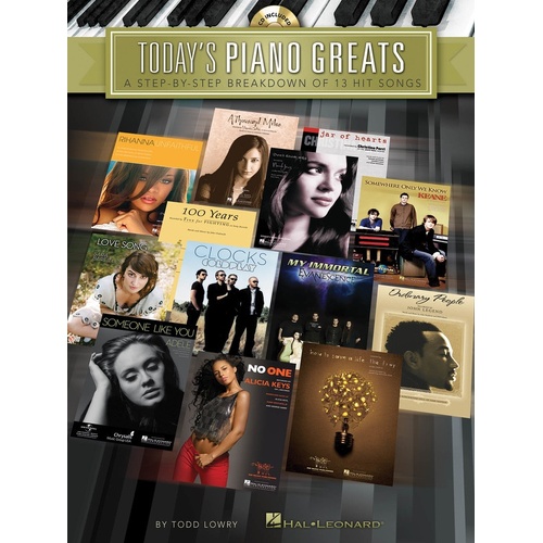Todays Piano Greats Book/CD (Softcover Book/CD)