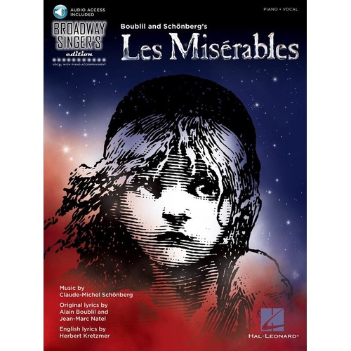 Les Miserables Broadway Singer's Edition Piano & Vocal Songbook by Hal Leonard, 96 Pages