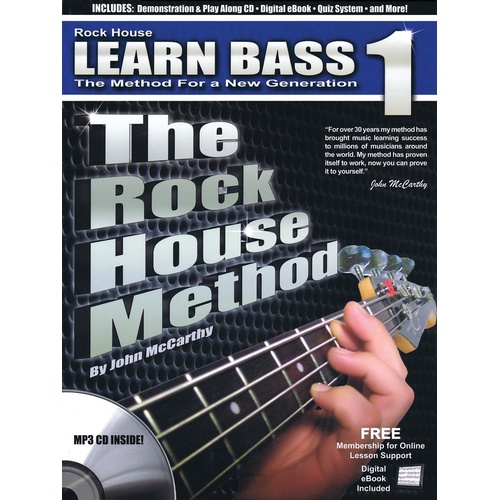 Rock House Method Learn Bass 1 Book/CD (Softcover Book/CD)