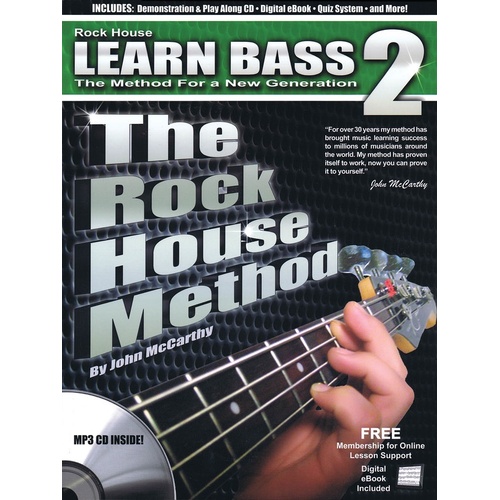 Rock House Method Learn Bass 2 Book/CD (Softcover Book/CD)