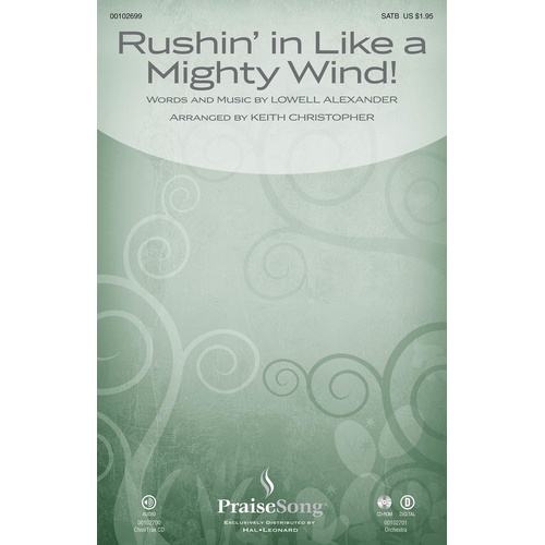 Rushin In Like A Mighty Wind SATB (Octavo)