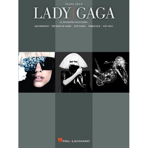 Lady Gaga For Piano Solo (Softcover Book)